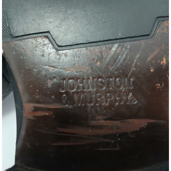 Johnston & Murphy Harding Moc Toe Venetian Black Leather Loafer/Mens/Size 12 M - Picture 4 of 10